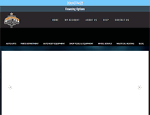 Tablet Screenshot of naautoequipment.com